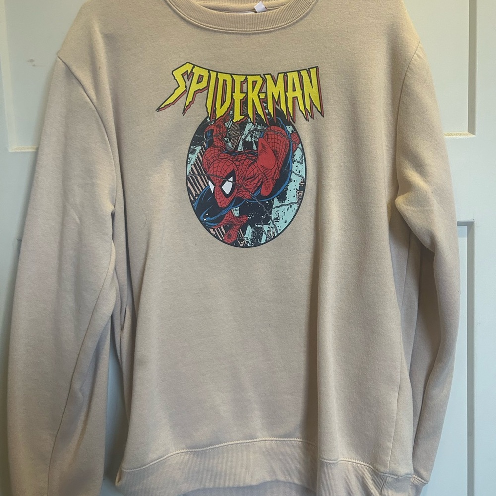 Spider-Man Cream Sweater
